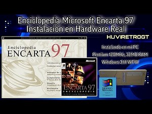 Enciclopedia Microsoft Encarta 97: Instalación en Hardware Real (Retro)