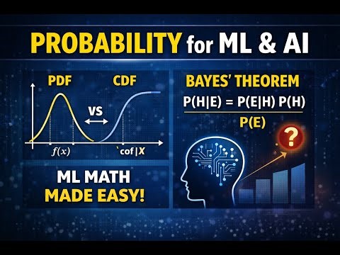 Probability for Machine Learning & Deep Learning | Complete Intuitive Tutorial