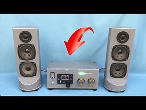 Make a Portable Bluetooth Speaker System from PVC Pipe!! Bass and Treble are very powerful