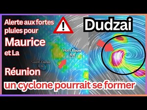 Alerte aux fortes pluies pour Maurice, un cyclone pourrait se former, Prévision du 4 Novembre 2025
