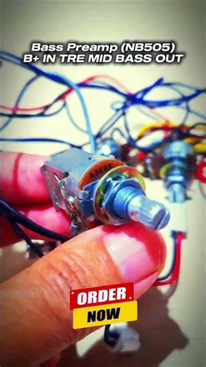 Bass Preamp (NB505)B+ IN TRE MID BASS OUT