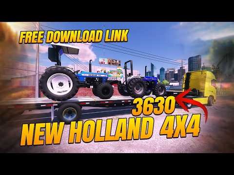 New Holland 3630 mod free download fs22 Realistic Farming 😍 | Indian tractor mods graphic