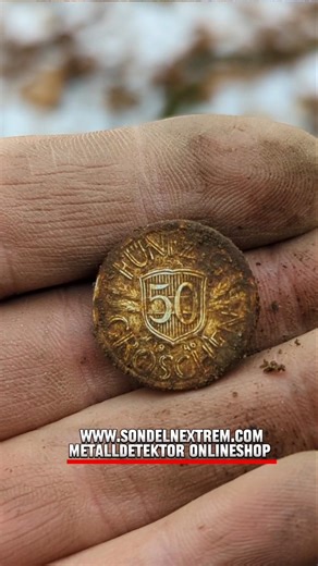 🤑 da kam Freude auf 🤑 #sondeln #metaldetecting #metalldetektor #coin #treasuresearch
