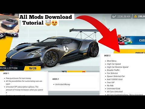 How to Download all the Mods🤯 || Extreme Car Driving Simulator || Free Cars & Skins