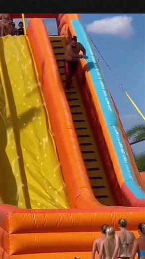 This Water Slide Launches People!