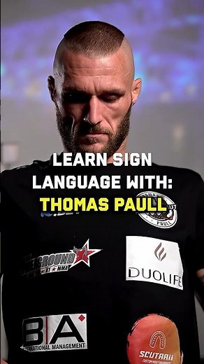 MMA Sign Language with Our DEAF Fighter 🧏‍♂️