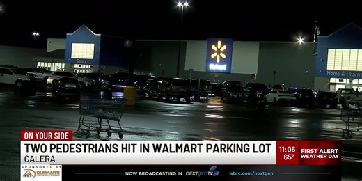2 pedestrians hit in Calera Walmart parking lot