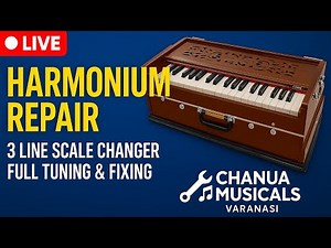 Live Harmonium Repair | Scale Changer Harmonium Tuning & Fixing | Indian Classical Instrument #live