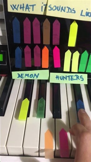 “What it sounds like “KPOP DEMON HUNTERS | EASY PIANO TUTORIAL / HUNTR/x
