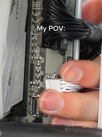 We're just so committed to cable management! 😆