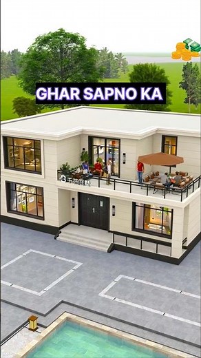 How to Build a Village Villa | 2-Story European Style House 🧱 #SelfBuild #ArchitectureDesign