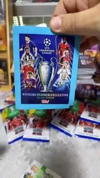 UCL 24/25 Sticker #fun #funny #fifa #football #goat #cr7 #messi #haaland #collection #cards #futbol