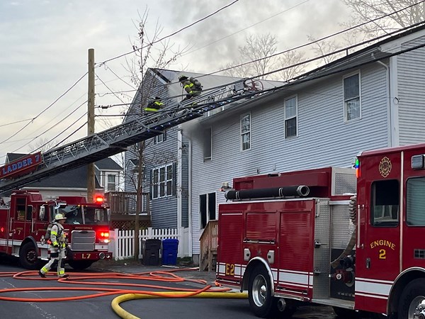 6 displaced by fire at Providence apartment building