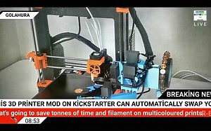 [GOLAHURA] Kickstarter上的3D打印机mod可以自动交换您的丝中。