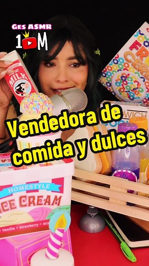 Dulce, la vendedora de comida en la escuela