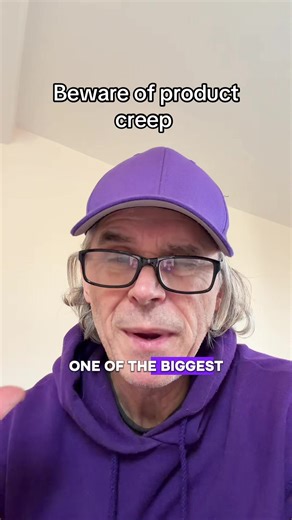 Startups need a clear idea of their minimal viable product MVP. And then get that out. Beware of allowing the creep of more features than you need. #startup #founder