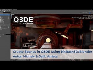 Create Scenes in O3DE Using KitBash3D/Blender