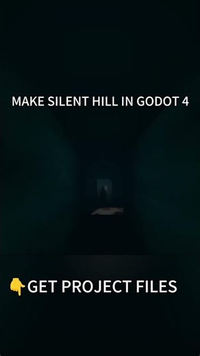 How to make Silent Hill Fog in Godot 4 🌫️ (Project Download) #godot #gamedev #horror