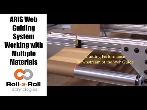 How does Roll-2-Roll Web Guide work with Multiple Materials