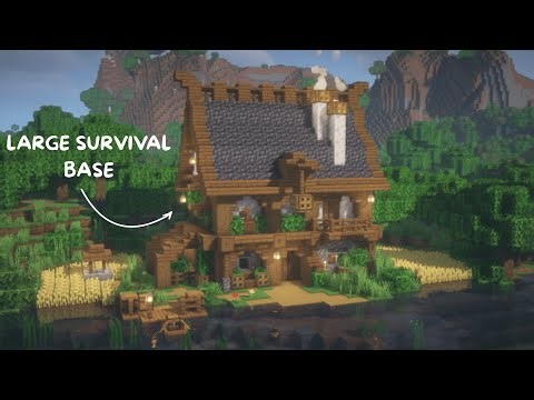 Minecraft | How To Build a Large Medieval Survival Base - Tutorial