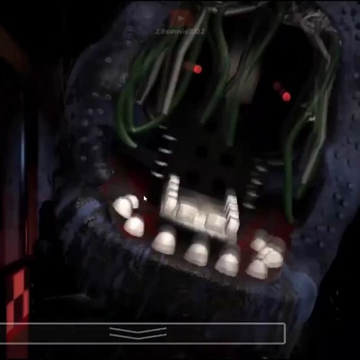 Ignited Classic Bonnie in FNaF 1 (FNaF Jumpscares)