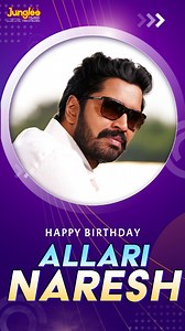 9.6K views · 83 reactions | Wishing the King of Comedy and Versatile Actor Naresh Allari a very Happy Birthday! #HBDAllariNaresh #HappyBirthdayAllariNaresh | Junglee Music South | Facebook