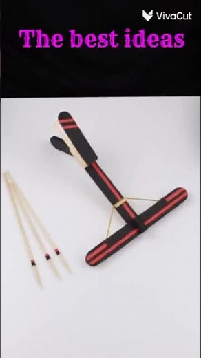 🧠 How to Make an Archery Bow from Popsicle Sticks 🧠