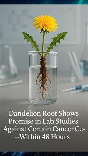 What if the key to killing cancer has been growing in your backyard all along? A simple dandelion root is now showing the power to destroy cancer cells fast. A weed to most, a wonder to science. In a discovery that’s turning heads in the medical world, Canadian researchers have found that dandelion root extract can kill up to 95% of leukemia and colon cancer cells within just 48 hours all while leaving healthy cells untouched. The secret lies in how it works. Dandelion root doesn’t attack cells 