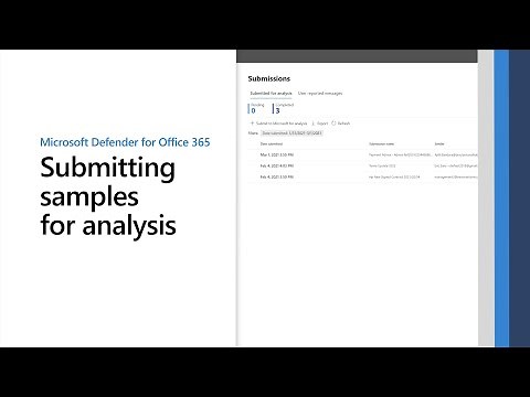 Submitting messages for analysis with Microsoft Defender for Office 365