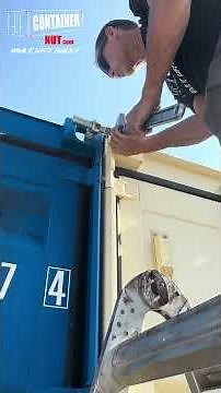 How to put Bridge Fittings on a Shipping Container