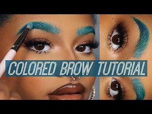 HOW TO DO: COLORED BROW TUTORIAL | RAGGEDYROYAL