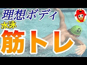 理想の体に!水泳で無理なく水中筋トレの練習方法