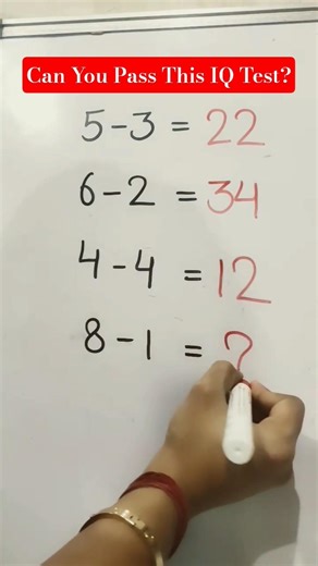 Can You Pass This IQ Test?| Maths IQ Test #puzzle #viral #iqtest #braintest #brainteaser #genius