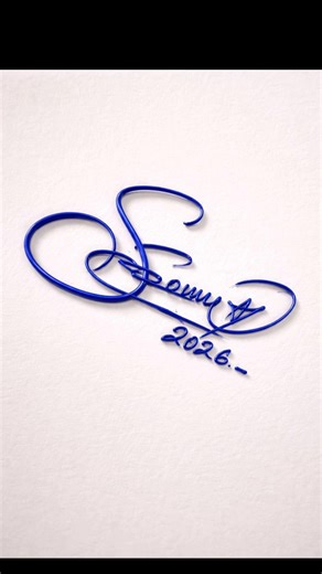 Comment signer son propre nom? #calligraphy #signature #art