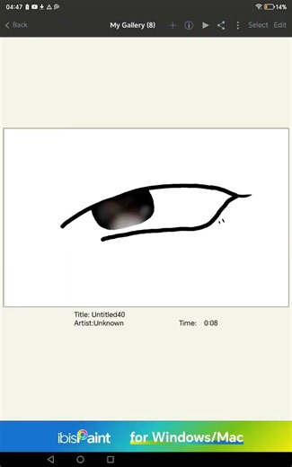 I can't make drawings on Ibis paint anymore 😭 2