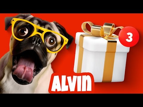 HAPPY BIRTHDAY ALVIN - Funny song by a pack of crazy dogs 🎉