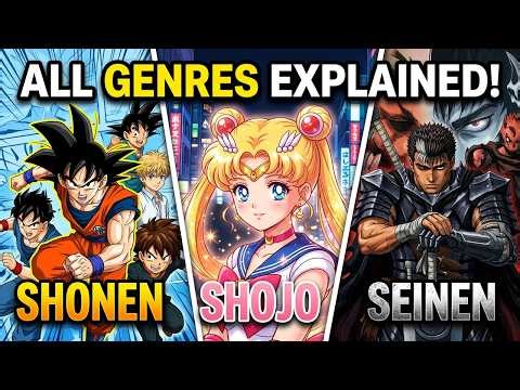 Every Anime Genre Explained in 5 minutes