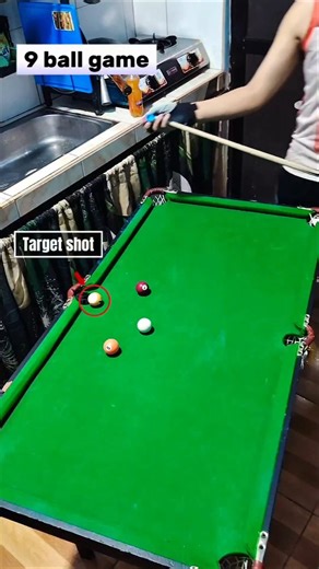 how to win in 9ball game😱#billiards