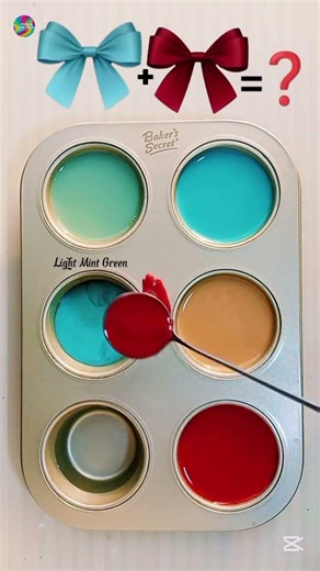 🌊 Turquoise Blue + Warm Beige + Deep Burgundy | Coastal Luxury Color Mixing ✨🎨#colormixing#artshorts