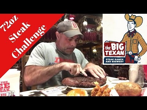 The Big Texan | 72oz Steak Challenge | Famous Challenge in America