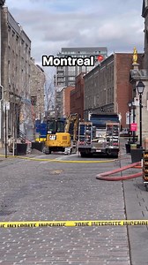 95K views · 730 reactions | A major gas leak in Old Montreal forced evacuations and business closures Friday morning Follow Mtl Image #montreal #Montréal #montrealcity #quebec #canada | Mtl Image | Facebook