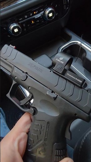 10mm Green Dot Comparison Holosun vs Cyelee Glock 20 Gen 5 & Springfield XDM Elite 3.8 10mm #shorts