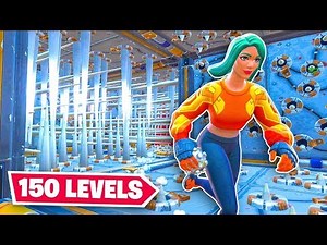 I tried a 150 LEVEL DEATHRUN in Fortnite!