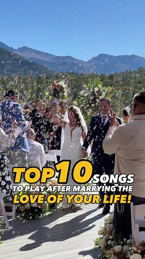 Pop the champagne 🍾 These are the Top 10 wedding recessional songs to play after marrying the love of your life! 1. Stevie Wonder - Signed, Sealed, Delivered 2. Hall and Oates - You Make My Dreams 3. Justin Timberlake - Can't Stop The Feeling 4. Natalie Cole - This Will Be (An Everlasting Love) 5. The Emotions - Best of My Love 6. Ray LaMontagne - You Are the Best Thing 7. Counting Crows - Accidentally In Love 8. American Authors - Best Day of My Life 9. The Darkness - I Believe in a Thing Call