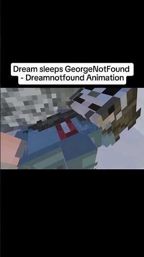 Dream sleeps GeorgeNotFound - Dreamnotfound Animation #minecraft #georgenotfound #dreamnotfound