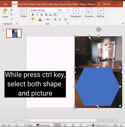 How to make shape intersect in Power Point #fyp #powerpoint #AppCademy #TiktokGuru #LearnOnTiktok #techtok #tech #sembangentertainment