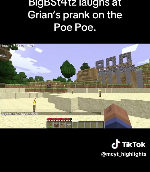BigBSt4tz Reacts to Grian’s Hilarious Prank