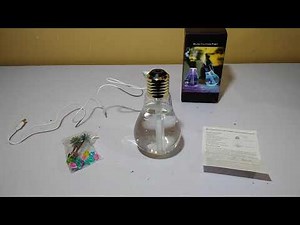 Unboxing and how to use Bulb humidifier 400ml