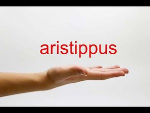 How to Pronounce aristippus - American English