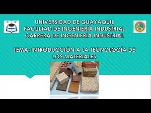 INTRODUCCIÓN A LA TECNOLOGÍA DE LOS MATERIALES.